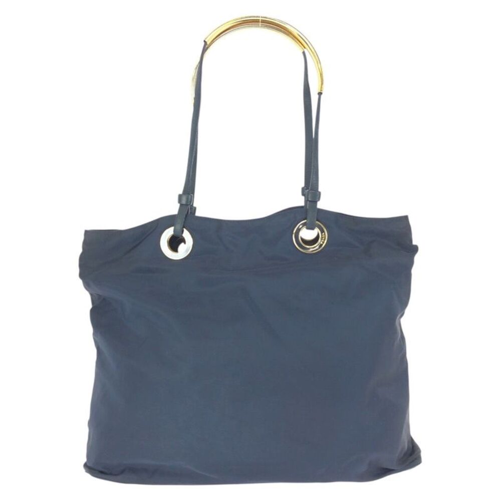 Prada Tessuto Triangle Logo Tote
